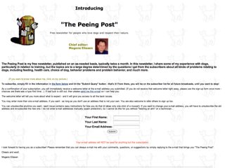 The Peeing Post
