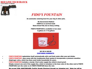 Fido’s Fountain