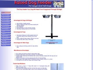 Raised Dog Feeder