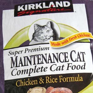 Kirkland brand cat outlet food